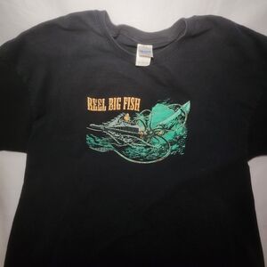 Reel Big Fish 2015 Spring Tour Unisex Black 3XL T-Shirt Squid Graphic Gildan